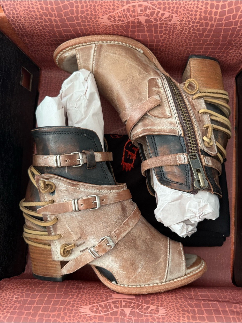 Freebird “Carterr” Boots / Taupe / Sz 8